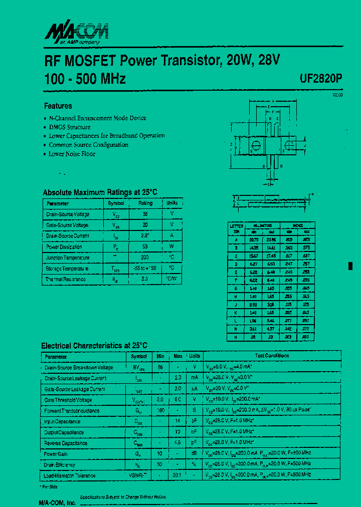 UF2820P_890131.PDF Datasheet