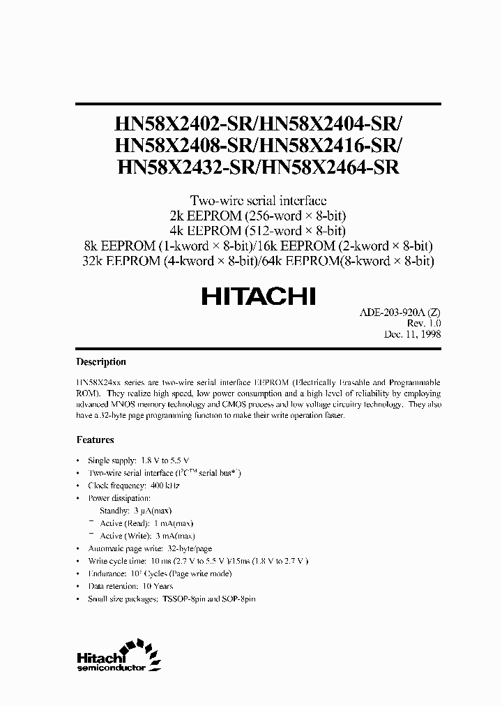 HN58X2464T-SR_499942.PDF Datasheet