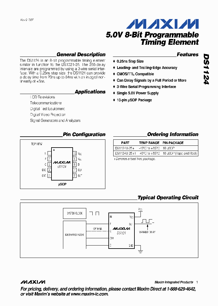 DS1124U-25T_499962.PDF Datasheet
