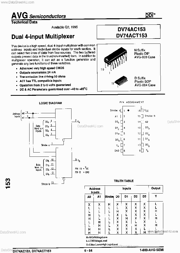 DV74AC153_464376.PDF Datasheet