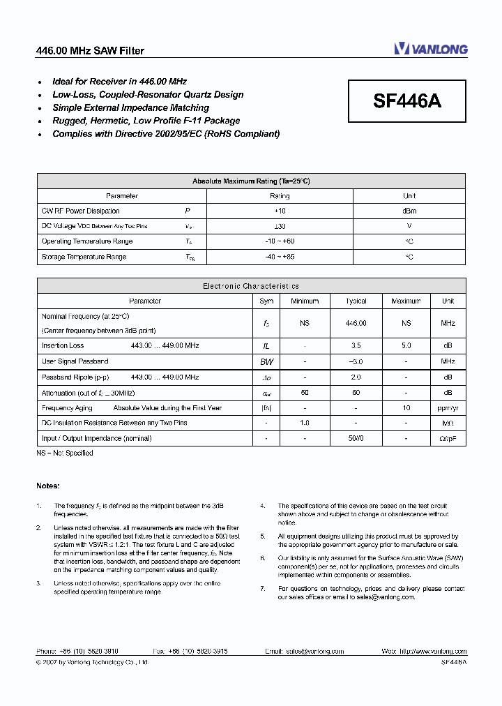 SF446A_890590.PDF Datasheet