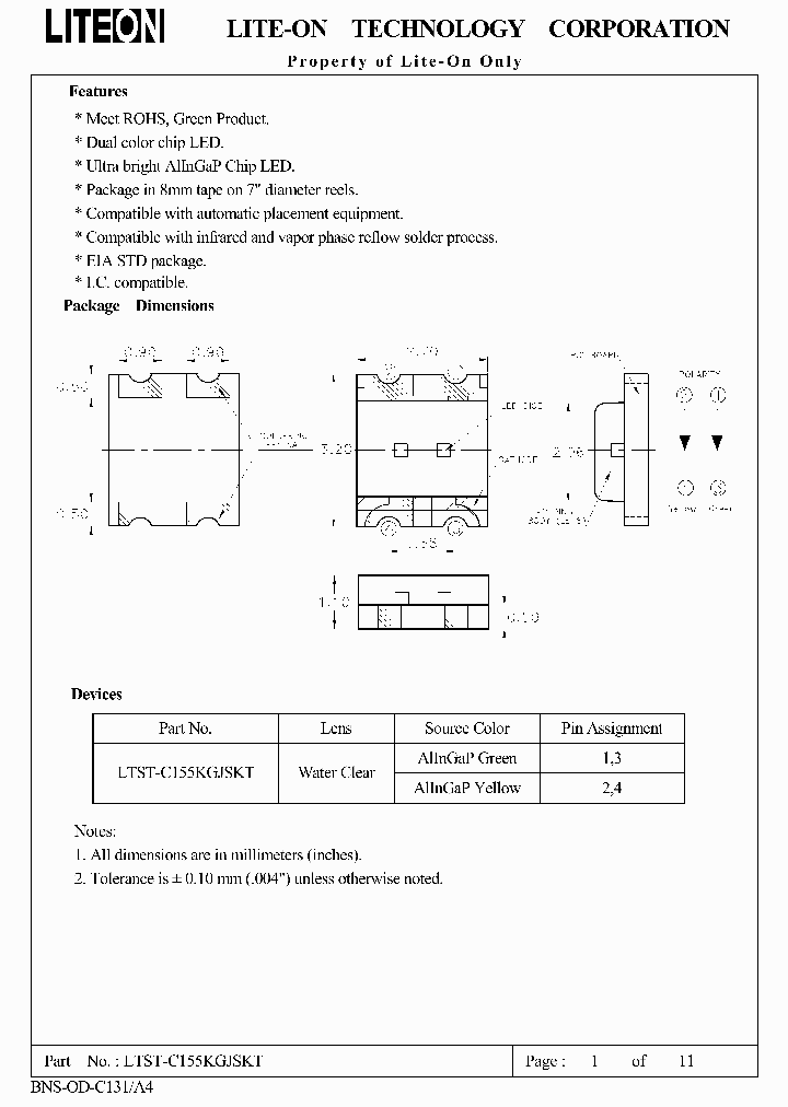 LTST-C155KGJSKT_470449.PDF Datasheet