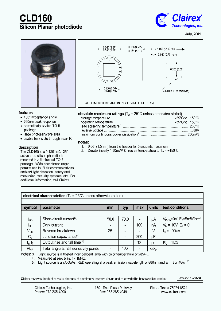 CLD160_559423.PDF Datasheet