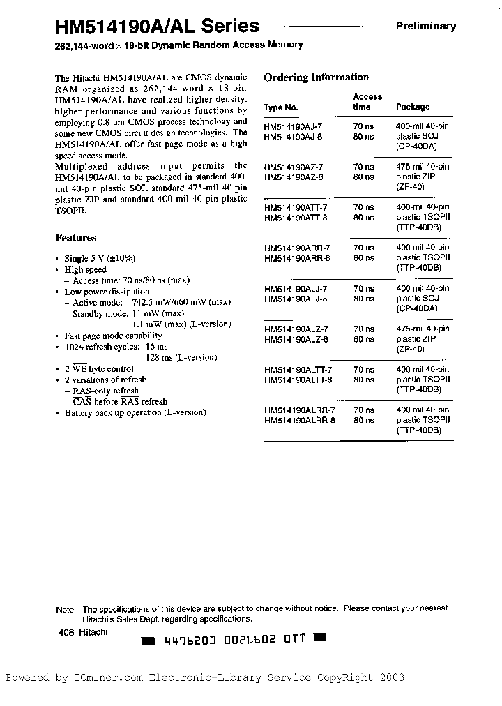 HM514190ALJ-7_507867.PDF Datasheet