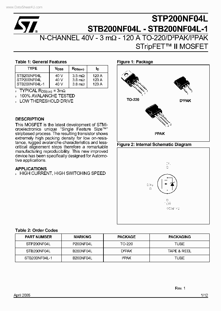 STP200NF04L_471688.PDF Datasheet