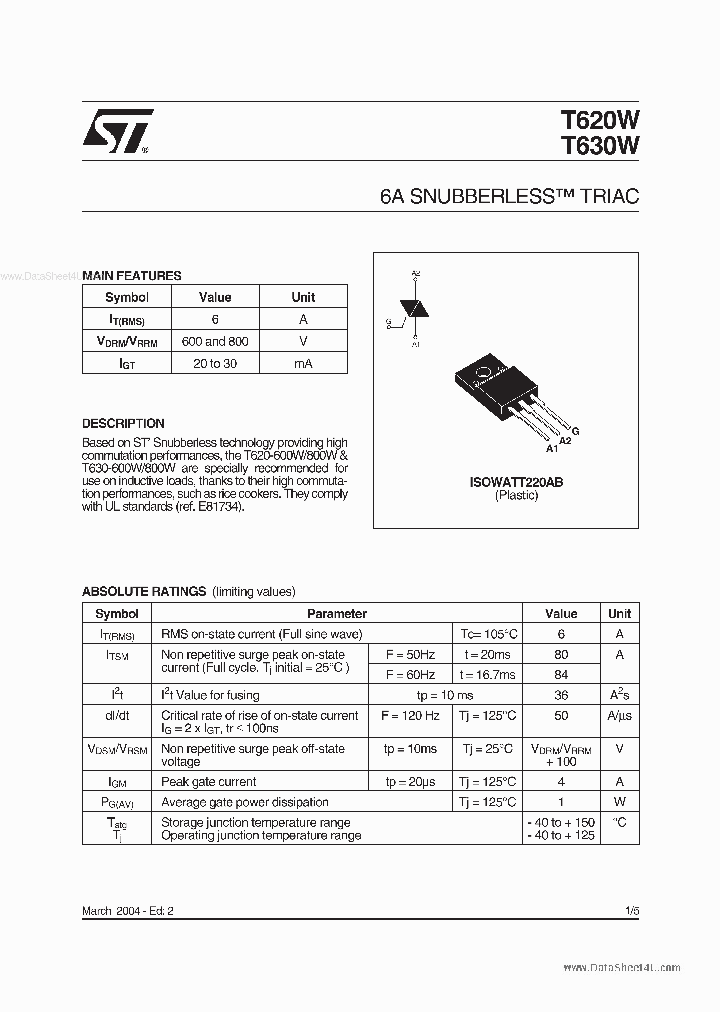 T630W_483649.PDF Datasheet