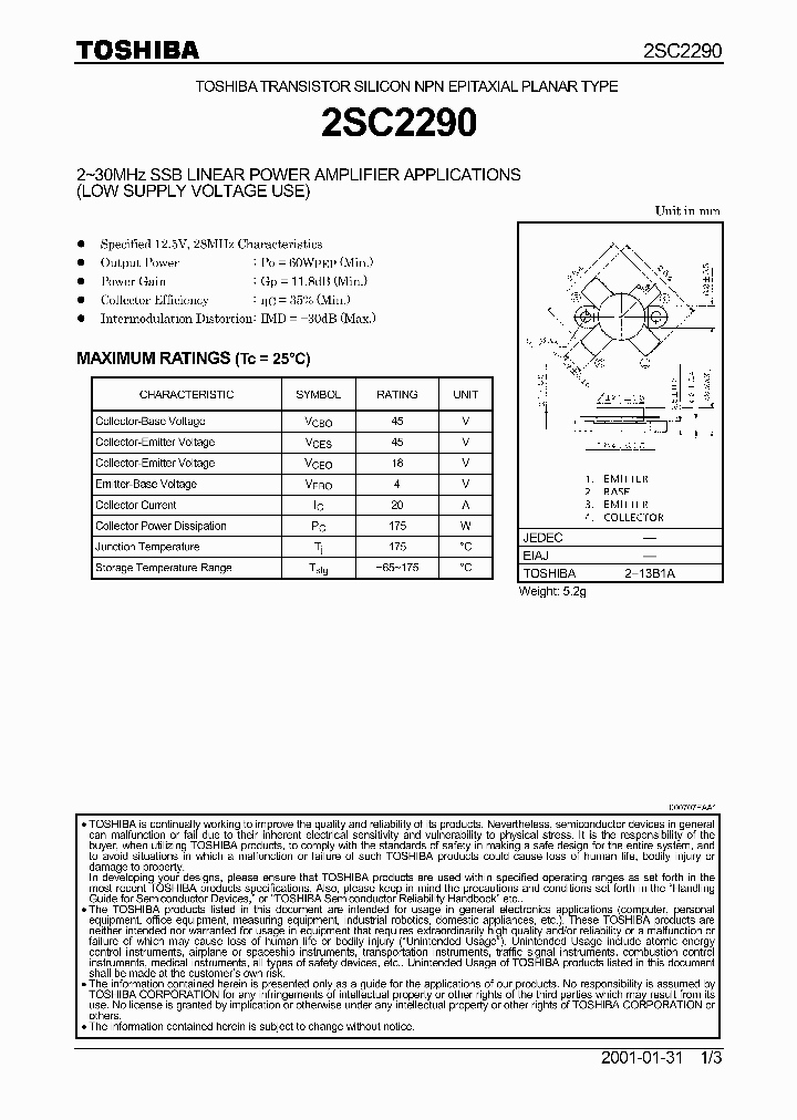 2SC2290_621630.PDF Datasheet