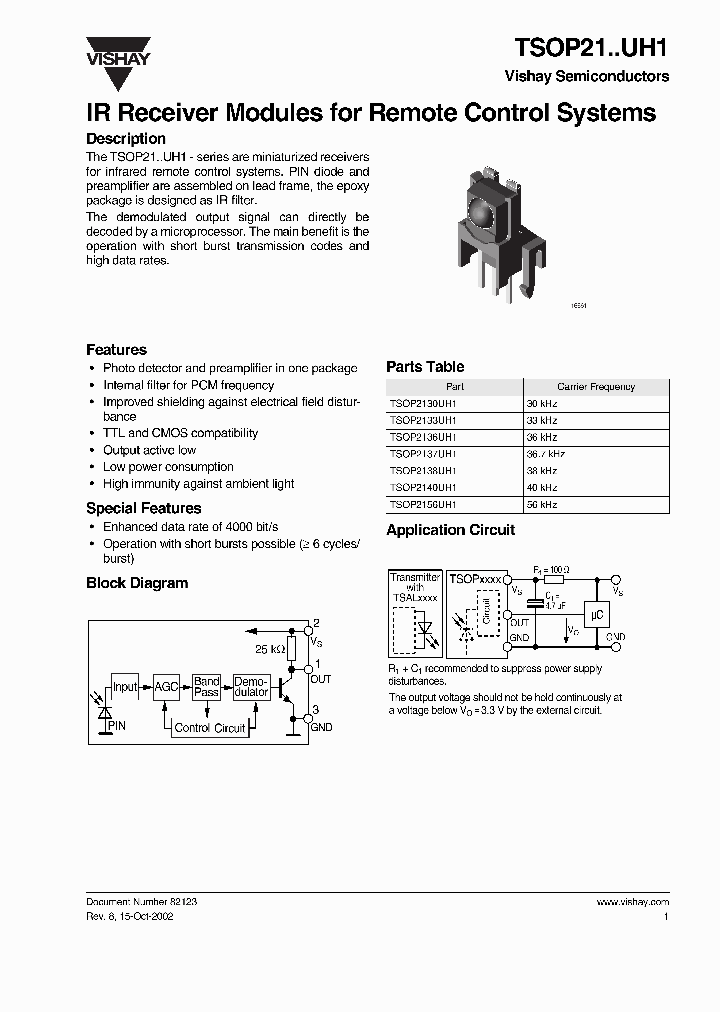 TSOP21UH1_625855.PDF Datasheet