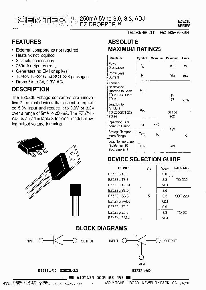 EZ5Z3L-T30_548754.PDF Datasheet