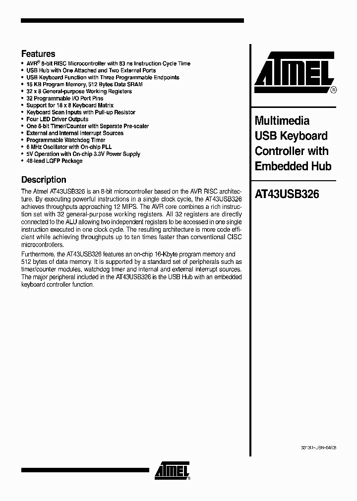 AT43USB326-AC_561046.PDF Datasheet