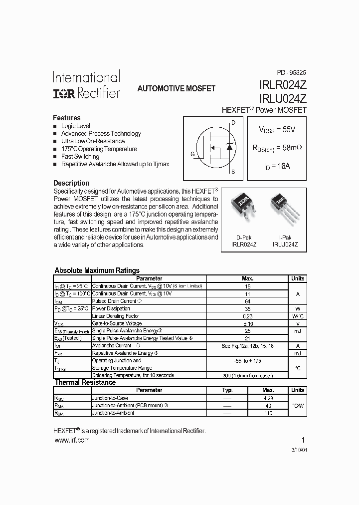 IRLU024Z_656740.PDF Datasheet