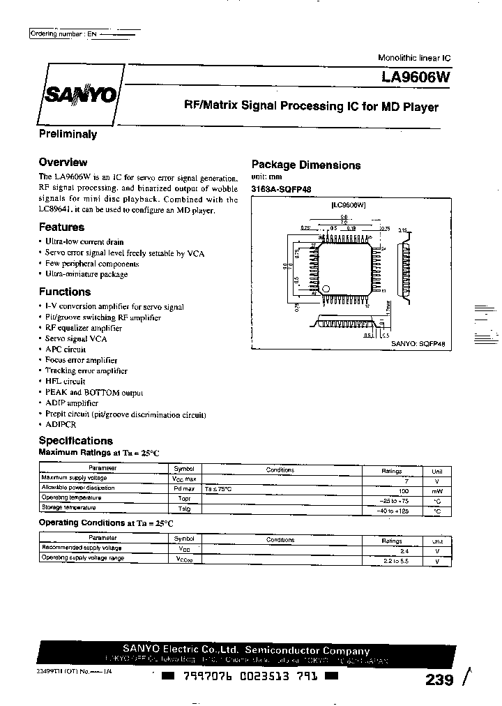 LA9606W_593382.PDF Datasheet
