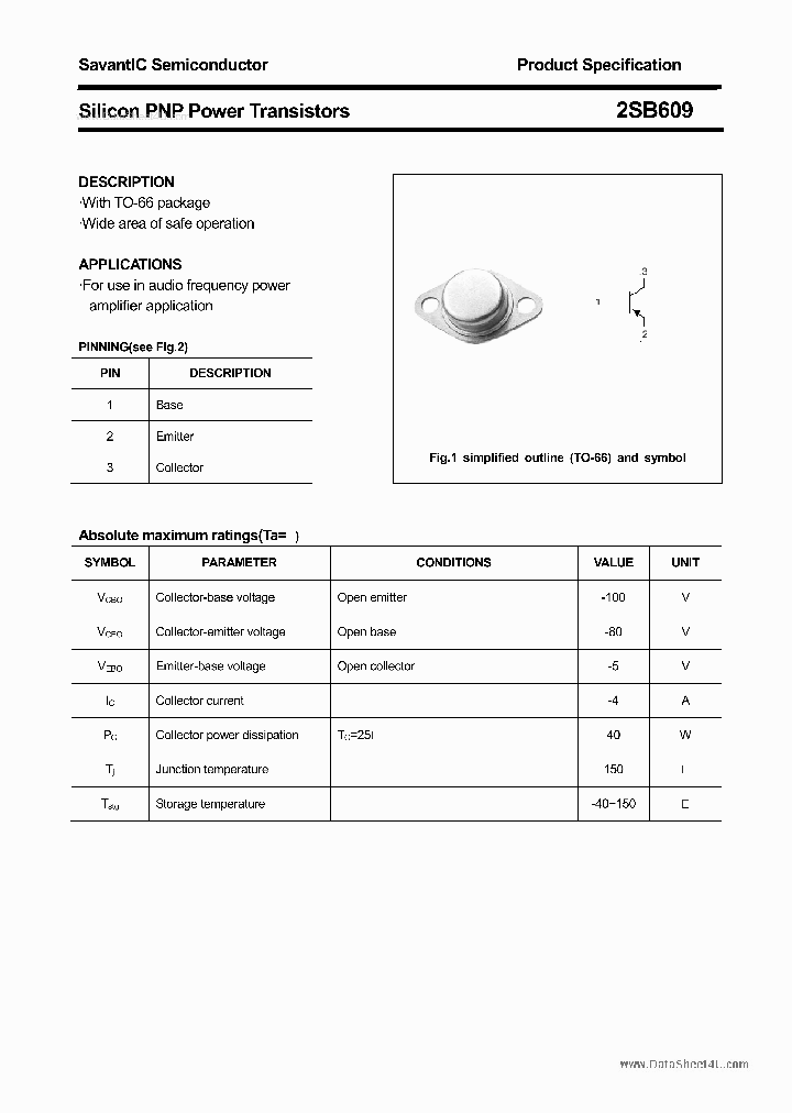 2SB609_641736.PDF Datasheet