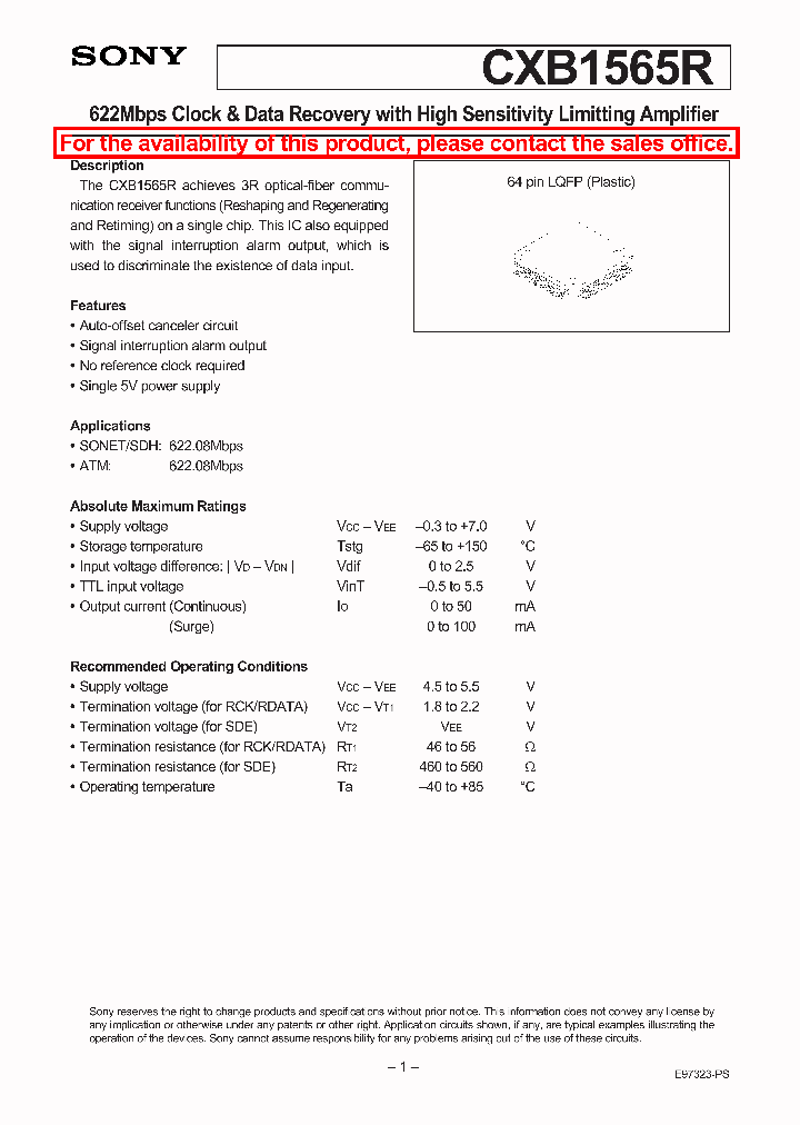 CXB1565R_770662.PDF Datasheet