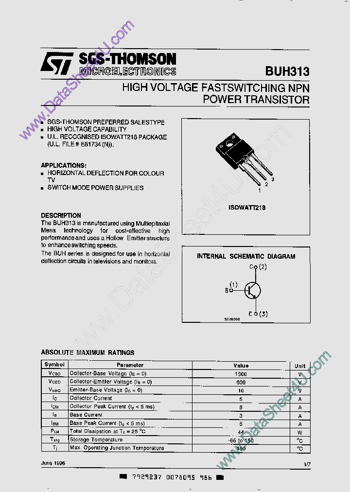 BUH313_651449.PDF Datasheet