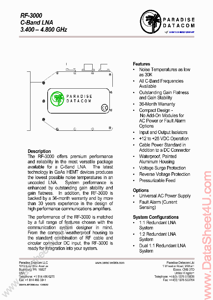 RF3000_659683.PDF Datasheet