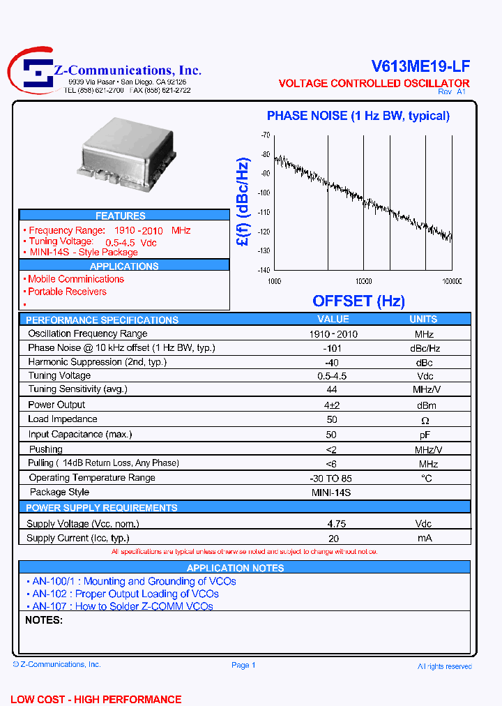 V613ME19-LF_641994.PDF Datasheet