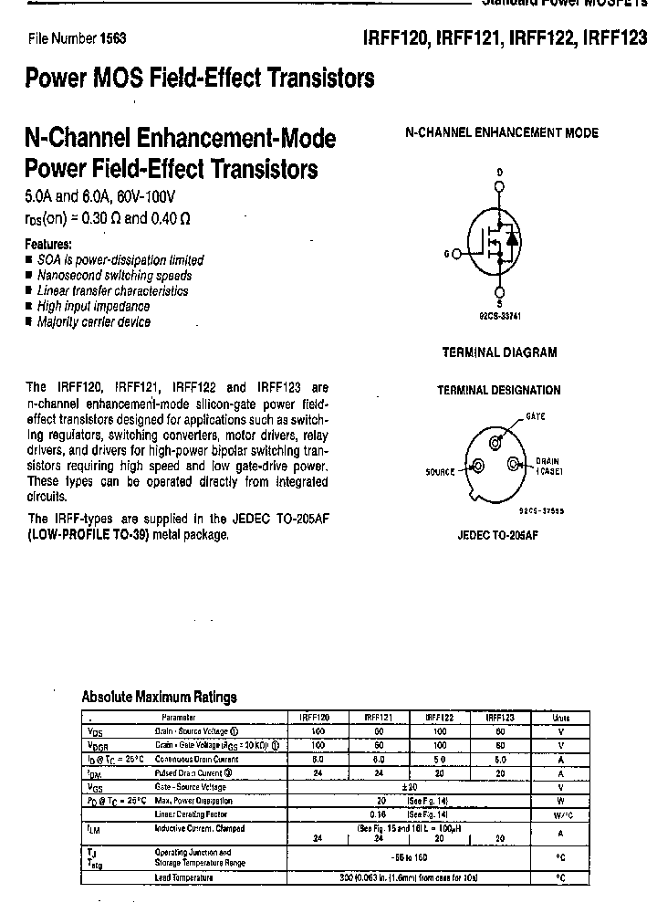 IRFF120_692095.PDF Datasheet