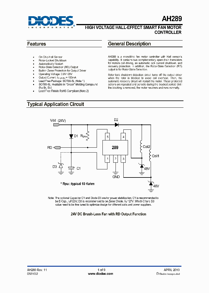 AH289-YG-13_1002521.PDF Datasheet