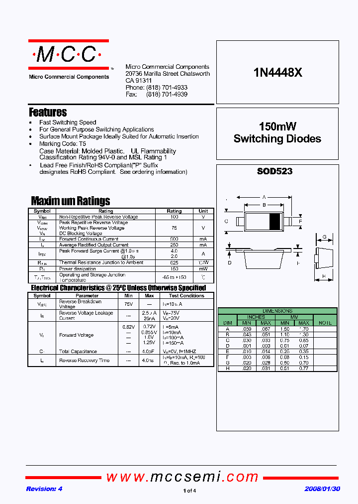 1N4448X-TP_643493.PDF Datasheet