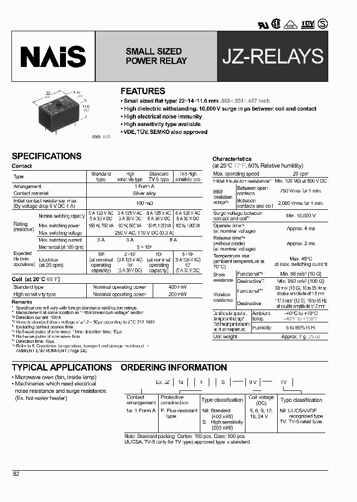 JZ1AF-12V_652241.PDF Datasheet