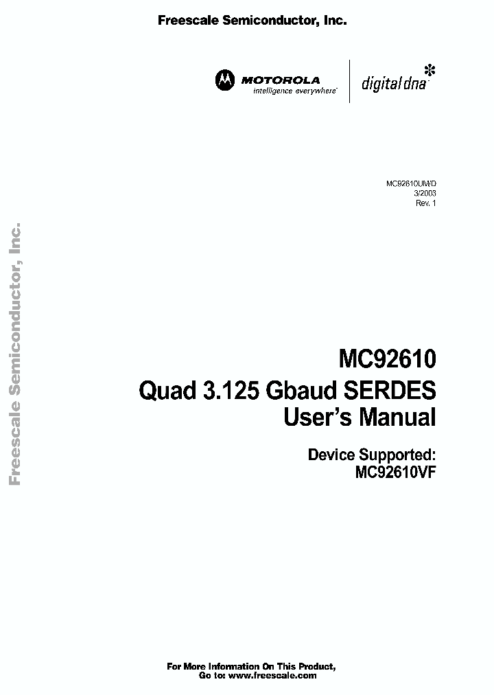 MC92610VF_932472.PDF Datasheet