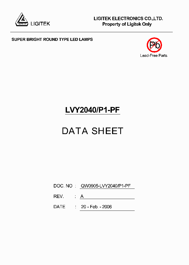 LVY2040-P1-PF_1042892.PDF Datasheet