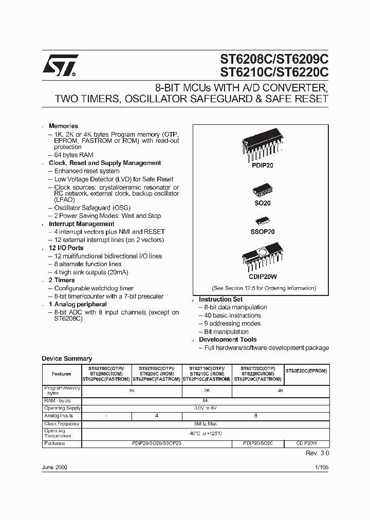 ST6208C_732629.PDF Datasheet