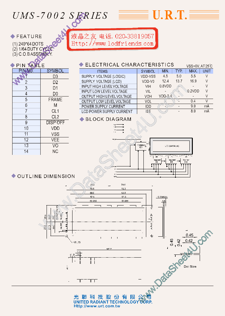 UMS-7002_740736.PDF Datasheet
