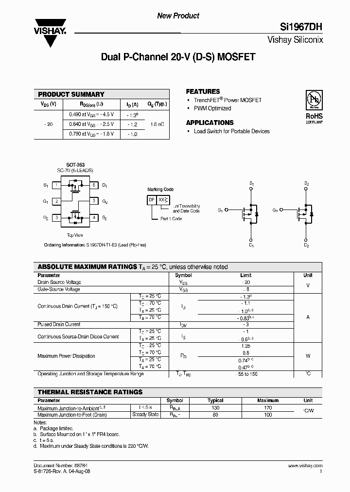 SI1967DH-T1-E3_1073110.PDF Datasheet