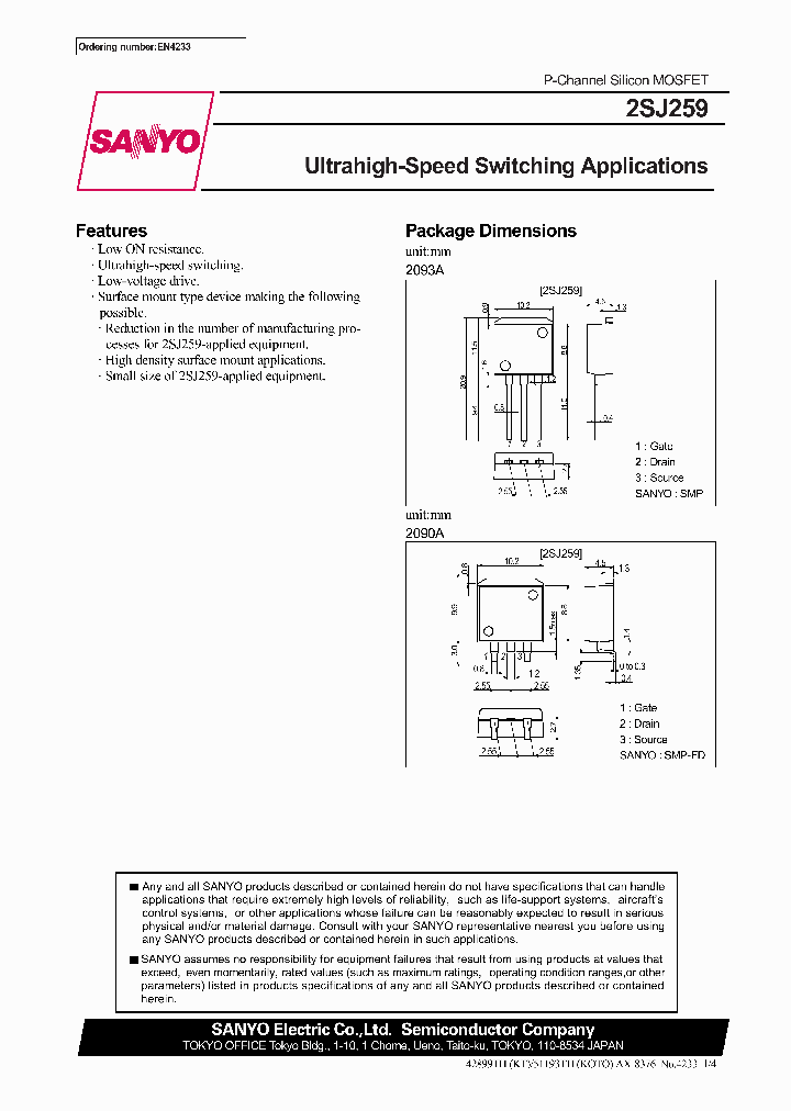 2SJ259_959272.PDF Datasheet