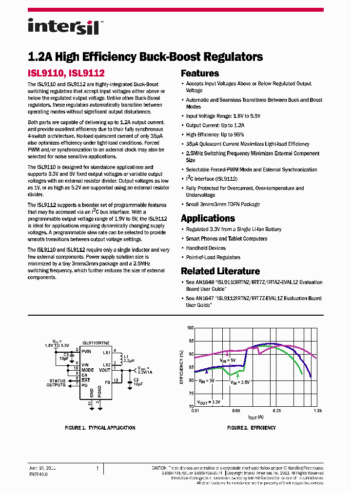 ISL9110IRTAZ_1094935.PDF Datasheet