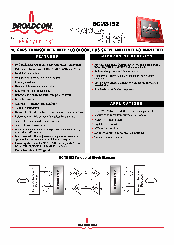 BCM8152_965477.PDF Datasheet