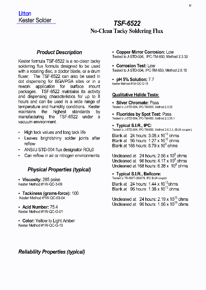 TSF-6522_1107239.PDF Datasheet