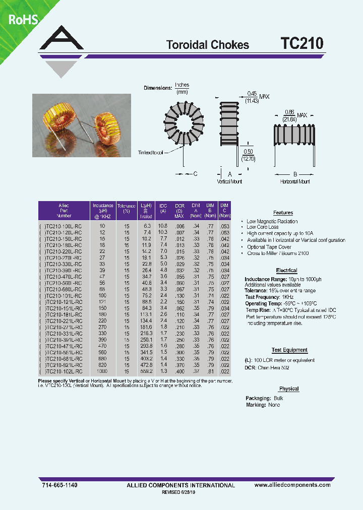 TC210-100L-RC10_1125149.PDF Datasheet