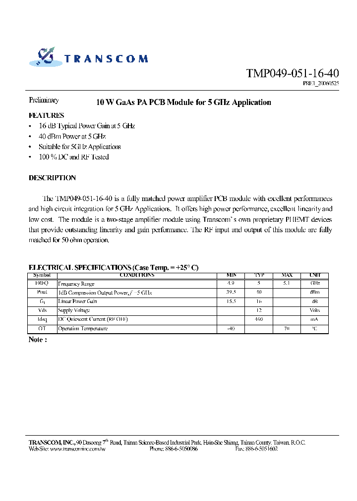 TMP049-051-16-40_1126817.PDF Datasheet
