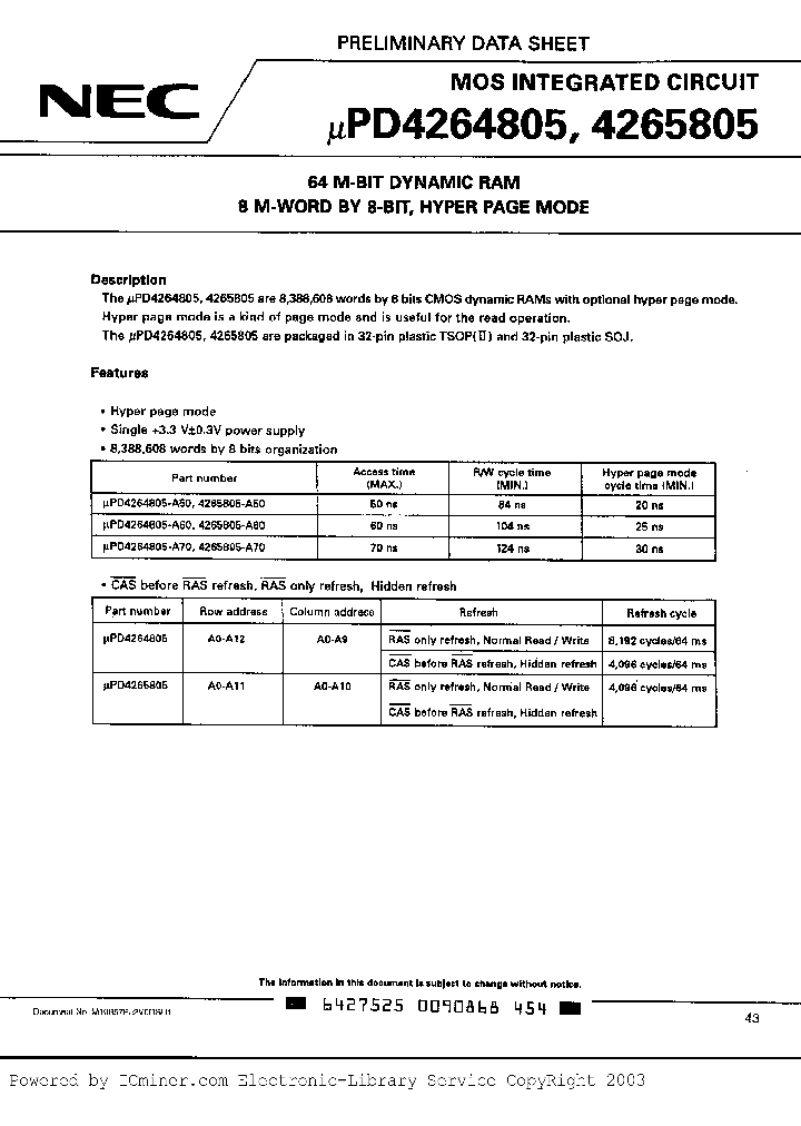 UPD4264805LE-A70_695036.PDF Datasheet