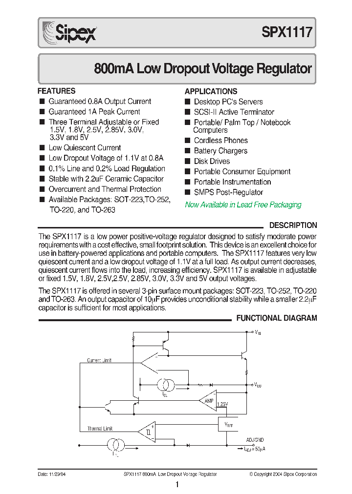 SPX1117M3-285-LTR_1051548.PDF Datasheet