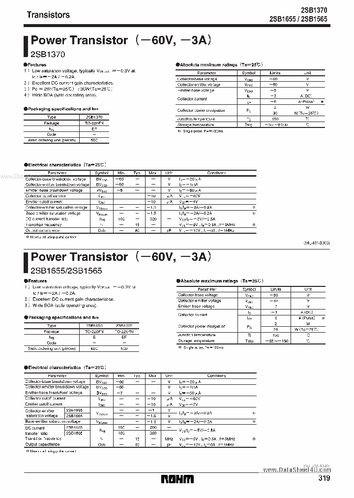 B1370_851497.PDF Datasheet