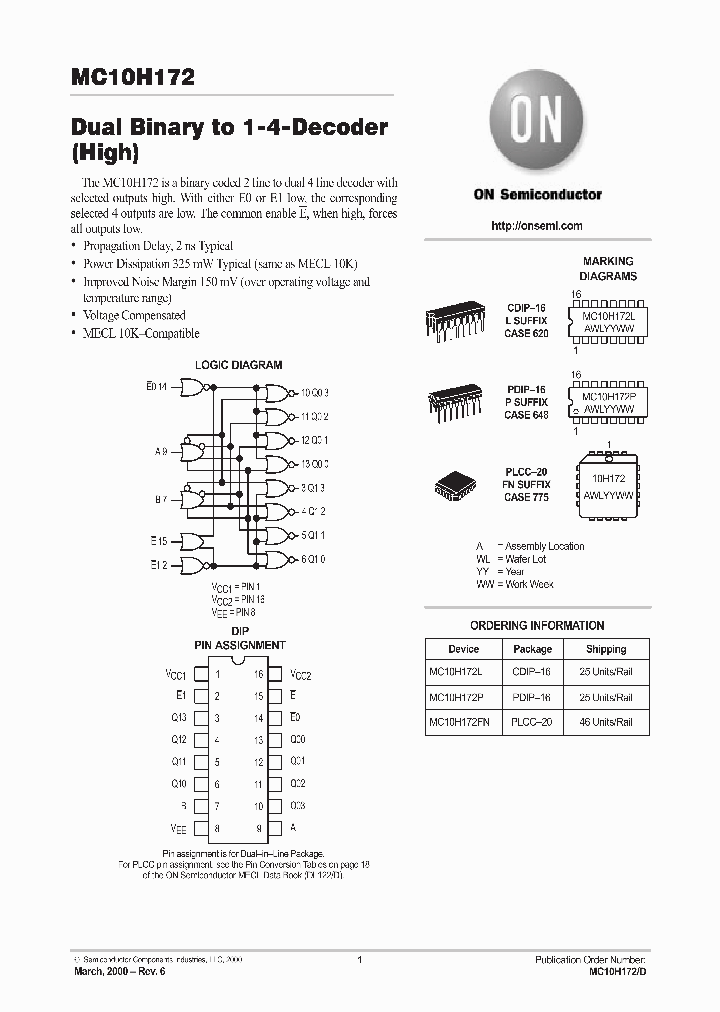 MC10H172-D_1100978.PDF Datasheet