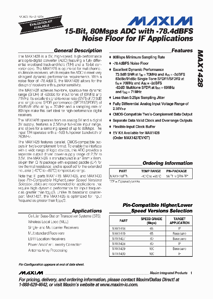 MAX1428ETN_1145027.PDF Datasheet