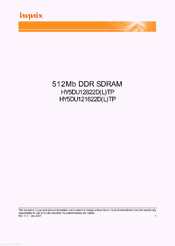 HY5DU121622DTP_875131.PDF Datasheet