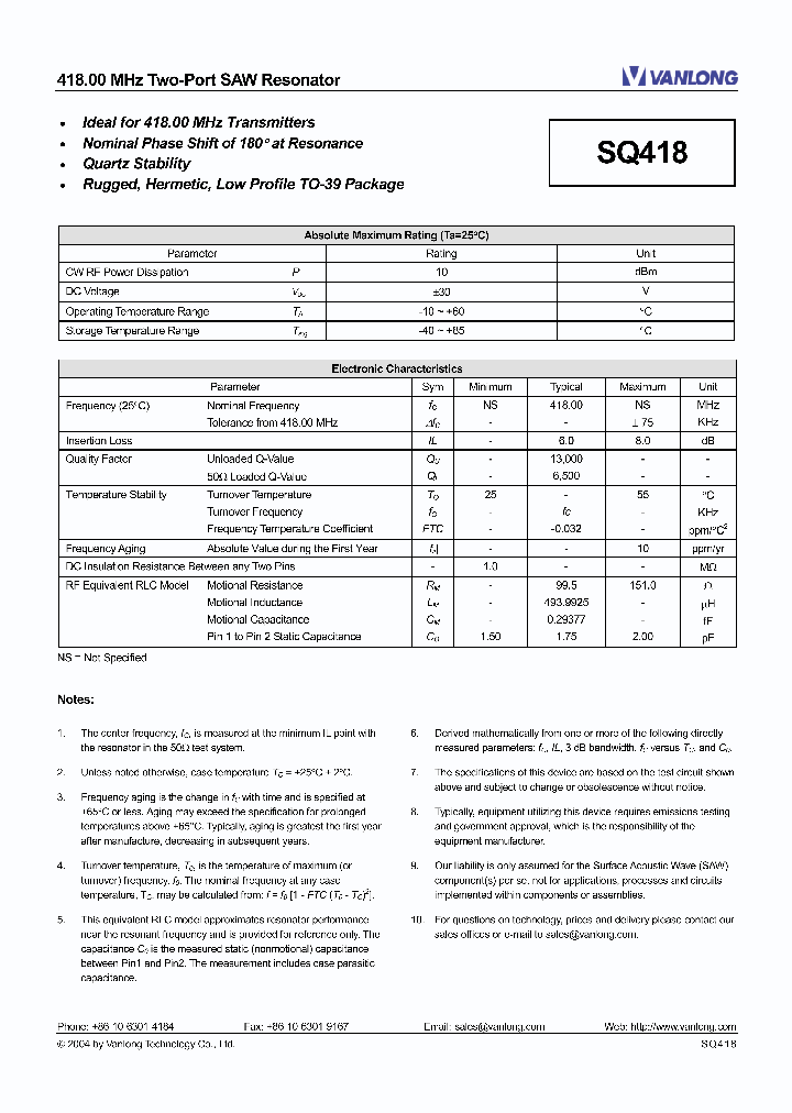 SQ418_1154626.PDF Datasheet