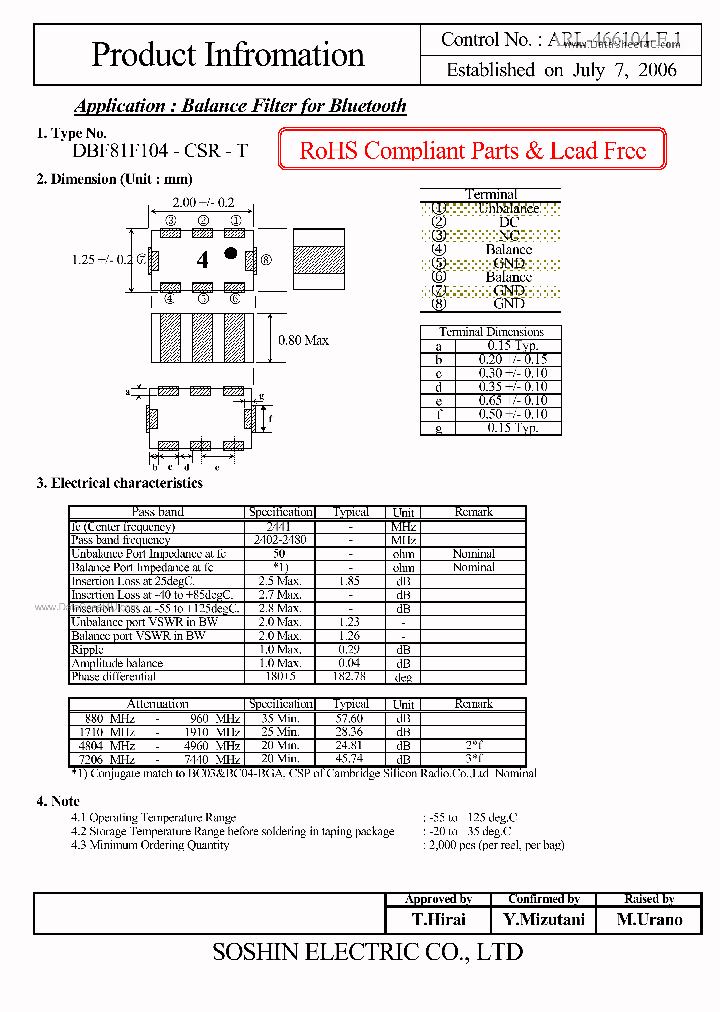 DBF81F104-CSR-T_912095.PDF Datasheet