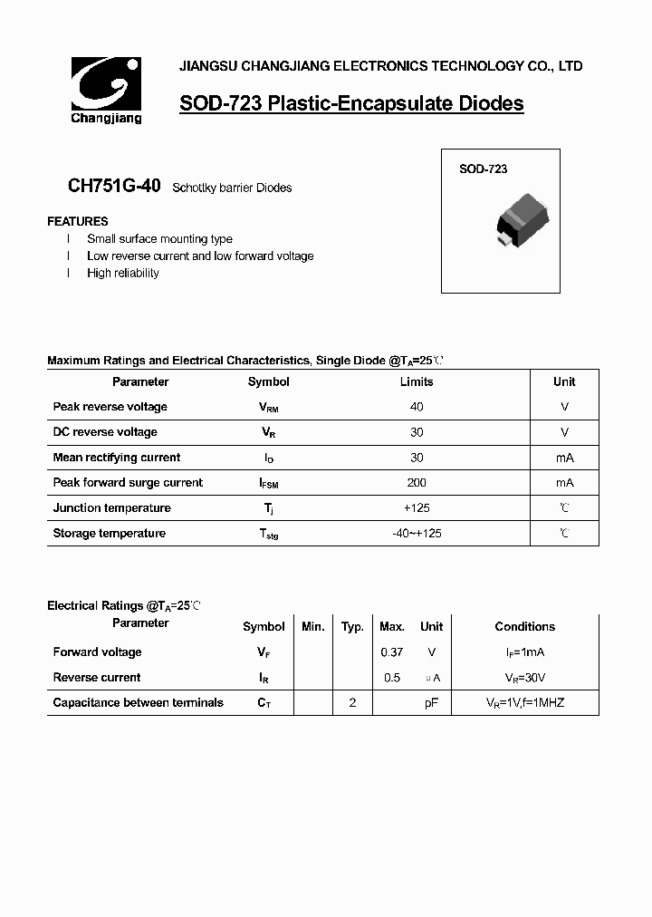 CH751G-40-SOD-723_731001.PDF Datasheet