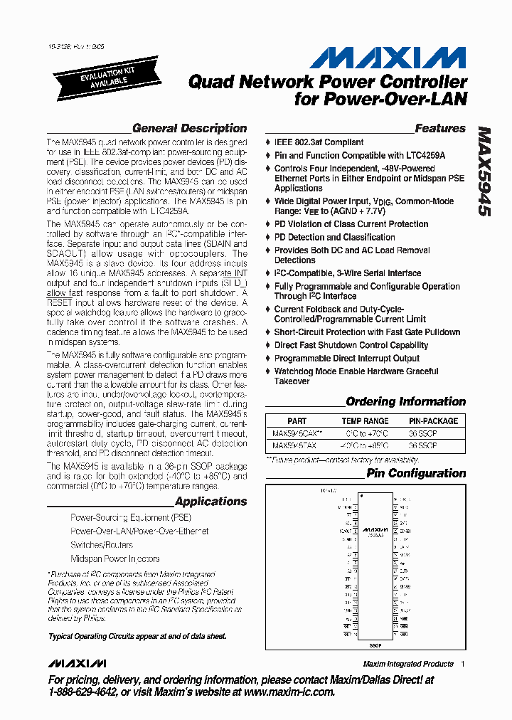 MAX5945_1210786.PDF Datasheet