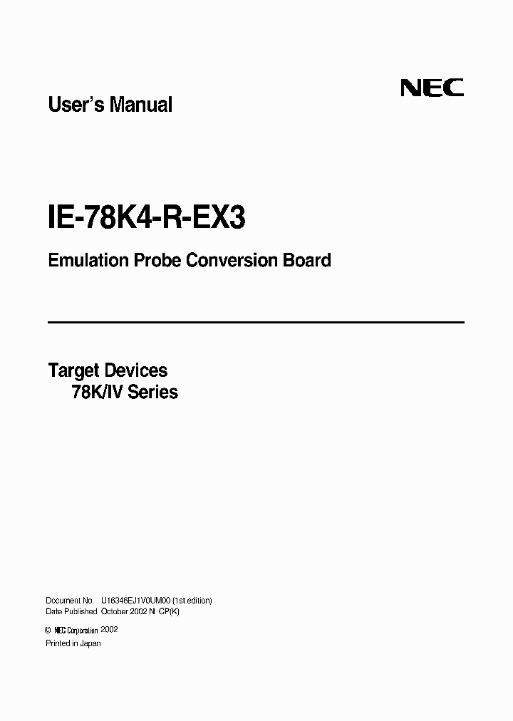 IE-78K4-R-EX3_1220812.PDF Datasheet