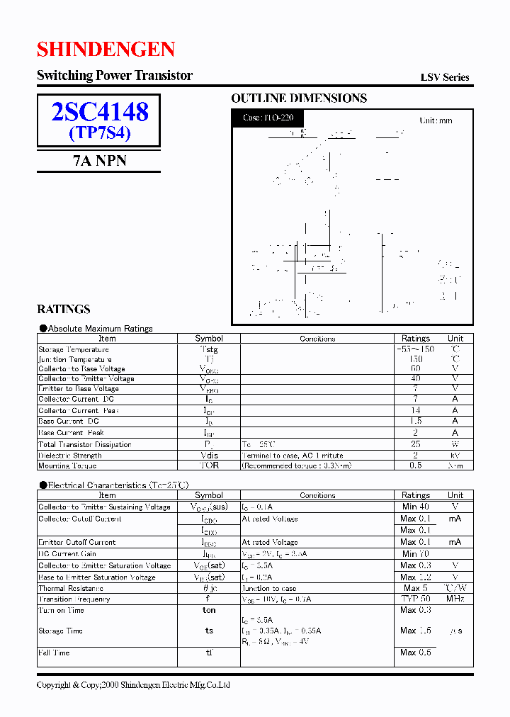 2SC4148_1225907.PDF Datasheet