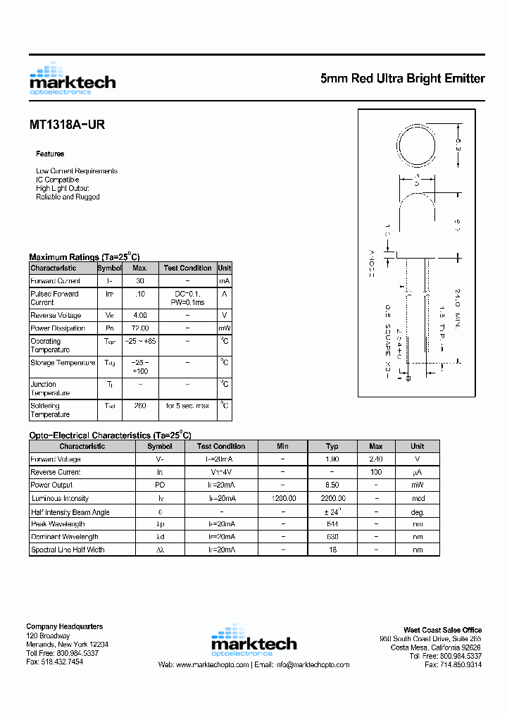 MT1318A-UR_1228640.PDF Datasheet