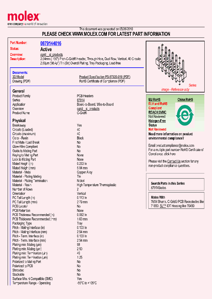 87914-4016_1206296.PDF Datasheet